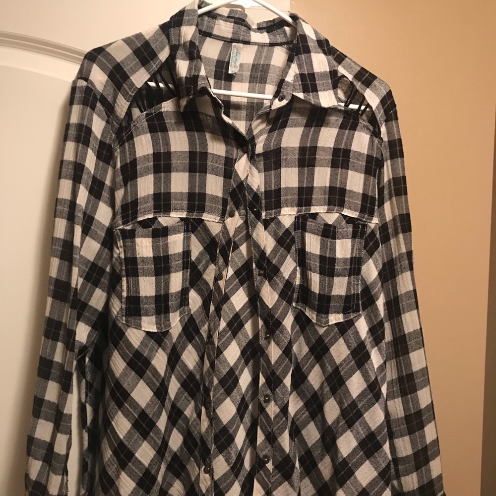 Free people button up